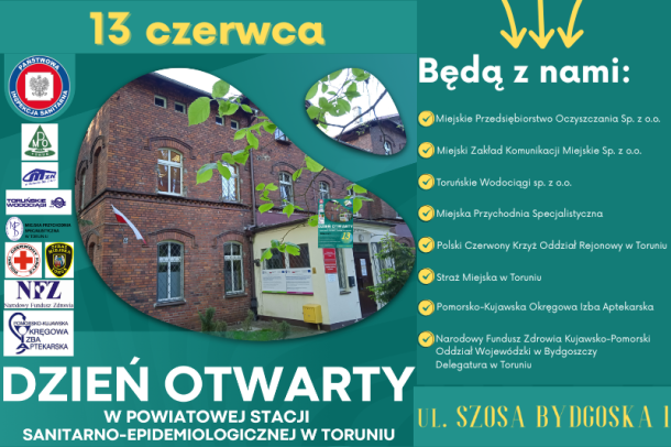 plakat promujący Dni Otwarte w Sanepidzie