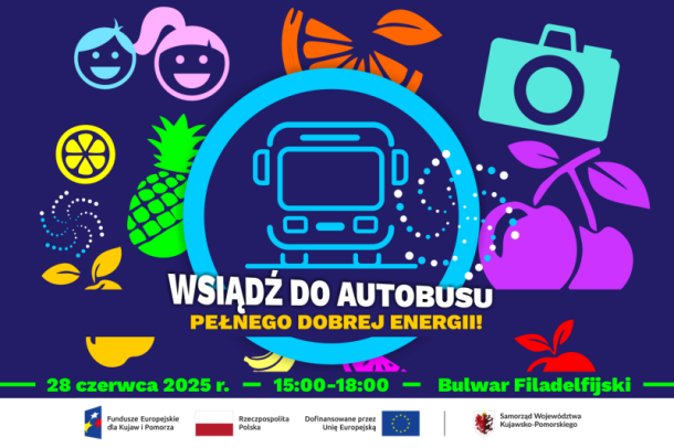 Autobus dobrej energii - grafika